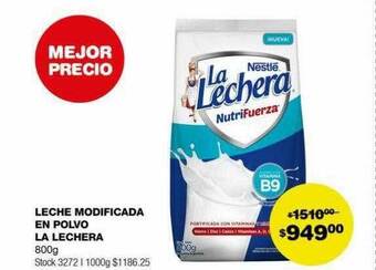 Atomo Conviene Leche modificada en polvo la lechera oferta