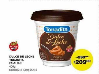 Atomo Conviene Dulce de leche tonadita oferta