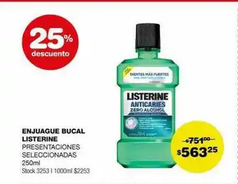 Atomo Conviene Enjuague bucal listerine 25% descuento oferta