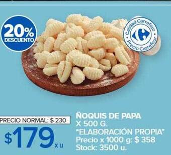 Carrefour Ñoquis de papa oferta