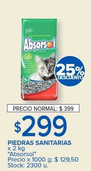 Carrefour Piedras sanitarias oferta