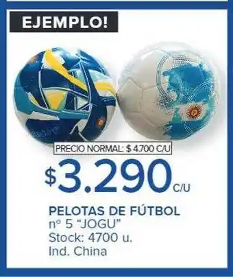 Carrefour Pelotas de fútbol n°5 oferta