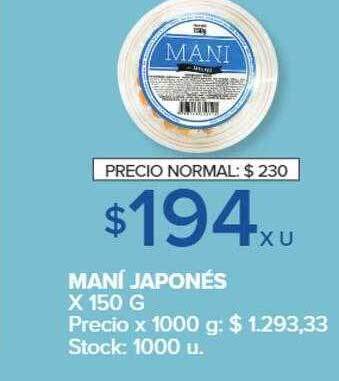 Carrefour Maní japonés oferta