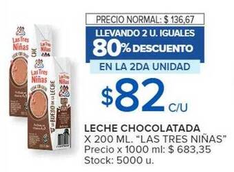 Carrefour Leche chocolatada oferta