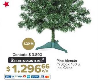 Carrefour Pino alemáñ oferta