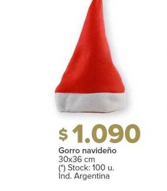 Carrefour Gorro navideño oferta
