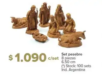 Carrefour Set pesebre 8 piezas oferta