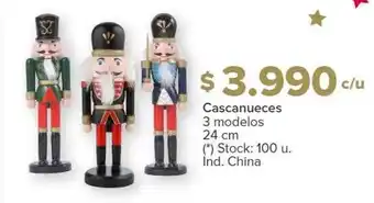 Carrefour Cascanueces 3 modelos 24 cm oferta