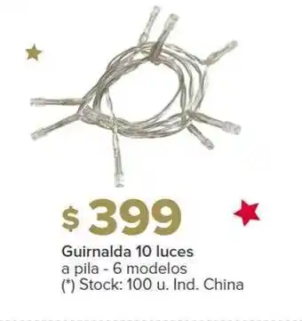 Carrefour Guirnalda 10 luces oferta
