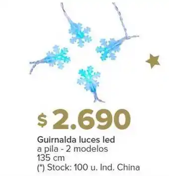 Carrefour Guirnalda luces led oferta