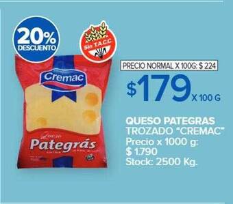 Carrefour Market Queso pategras trozado oferta