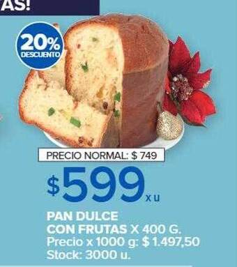 Carrefour Market Pan dulce con frutas oferta