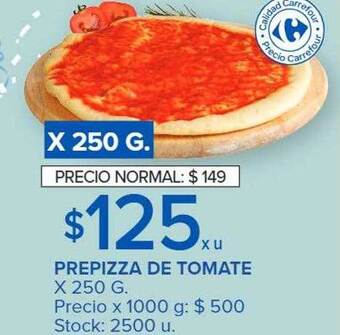 Carrefour Market Prepizza de tomate oferta