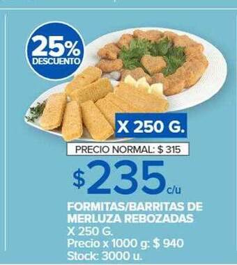 Carrefour Market Formitas-barritas de merluza rebozadas 25% descuento oferta