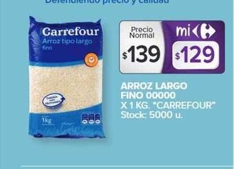 Carrefour Market Arroz largo fino 00000 oferta