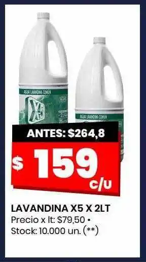 Changomas Lavandina x5 oferta