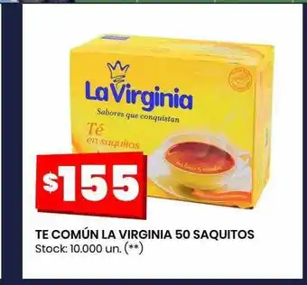 Changomas Te común la virginia 50 saquitos oferta