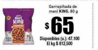 Cooperativa Obrera Garrapiñada de maní king oferta