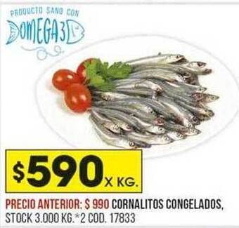 Coto Cornalitos congelados oferta