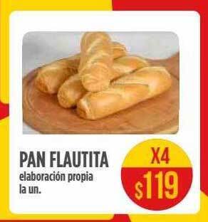 Supermercados Vea Pan flautita elaboración propia la un. oferta