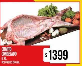Supermercados Vea Chivito congelado el kg oferta