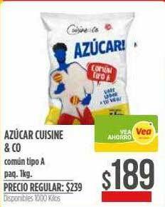 Supermercados Vea Azúcar cuisine & co oferta