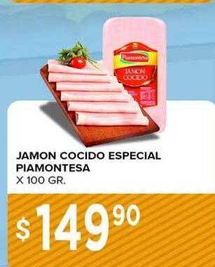 Supermercados Mayor Jamon cocido especial piamontesa oferta