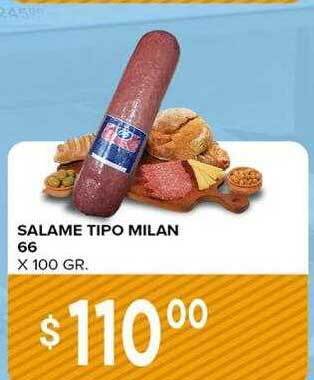Supermercados Mayor Salame tipo milan 66 oferta