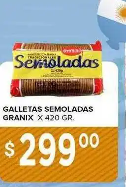 Galletas semoladas granix