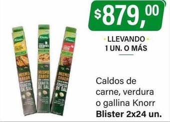 Supermercados Damesco Caldos de carne verdura o gallina knorr oferta