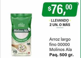 Supermercados Damesco Arroz largo fino molinos ala oferta