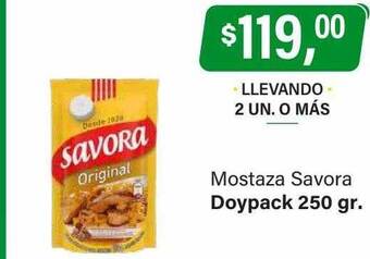 Supermercados Damesco Mostaza savora oferta