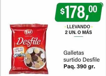 Supermercados Damesco Galletas surtido desfile oferta