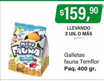 Supermercados Damesco Galletas fauna temflor oferta