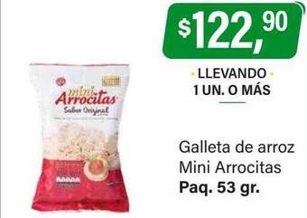 Supermercados Damesco Galleta de arroz mini arrocitas oferta