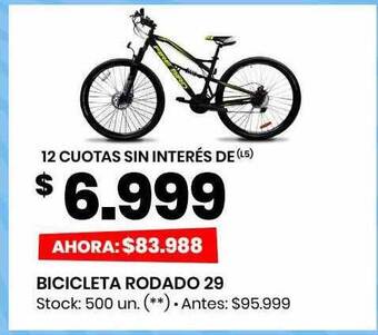 Changomas Bicicleta rodado 29 oferta