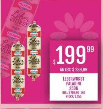 Supermercados Todo Leberwurst paladini oferta