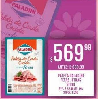 Supermercados Todo Paleta paladini fetas +finas oferta