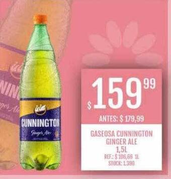 Supermercados Todo Gaseosa cunnington ginger ale oferta