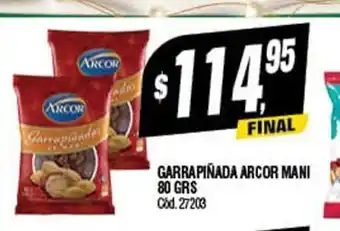 Garrapiñada Arcor Mani 80grs
