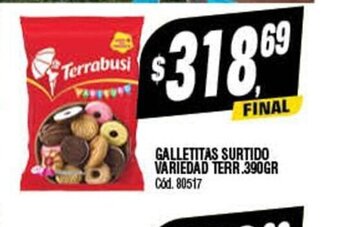 Supermercados Yaguar Galletitas Surtido Variedad Terr. 390gr oferta