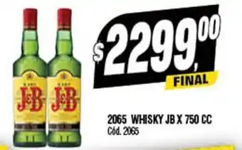 Supermercados Yaguar 2065 Whisky Jb x 750cc oferta