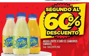 Supermercados Yaguar Agua Levite x 500cc oferta