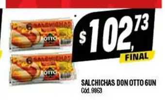 Supermercados Yaguar Salchichas Don Otto 6un oferta