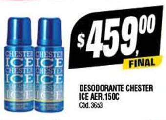 Supermercados Yaguar Desodorante Chester Ice Aer. 150c oferta
