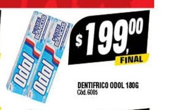 Supermercados Yaguar Dentifrico Odol 180g oferta