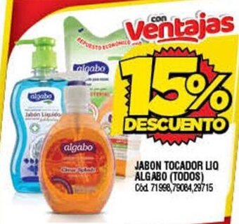 Supermercados Yaguar Jabon Tocador Liq Algabo oferta
