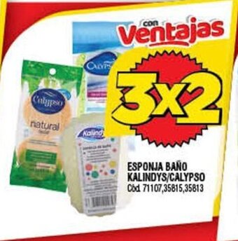 Supermercados Yaguar Esponja Baño Kalindys/Calypso oferta