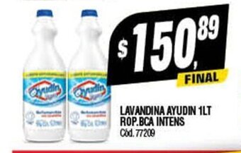 Supermercados Yaguar Lavandina Ayudin 1Lt Rop. Bca Intens oferta