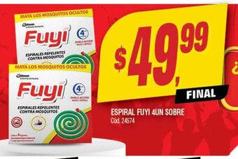 Supermercados Yaguar Espiral Fuyi 4un Sobre oferta